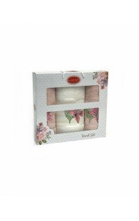 Набор полотенец Карвен "ZAMBAK"махра 50*90(2)/70*140 HS 1627 v10 крем/св.пудра