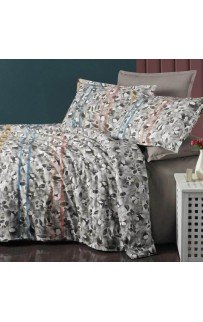 Постельное белье "Sarev Bazaar" ранфорс в пвх 1.5 спальное FLODYA v1 Bej (Акция)