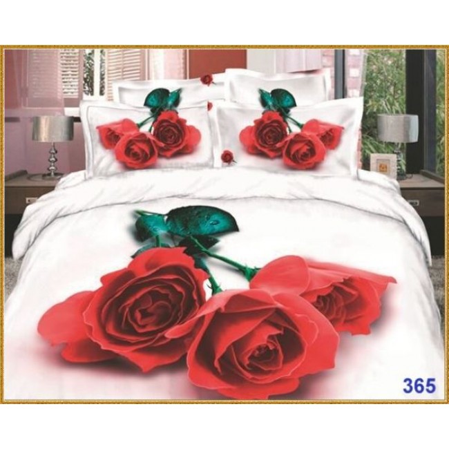 Постельное белье "Карвен" (сатин Де люкс 3D) 1,5 спальн. (365) (Акция)