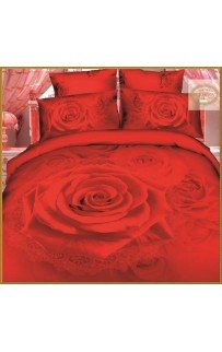 Постельное белье "Карвен" (сатин Де люкс 3D) 1,5 спальн. (406) (Акция)