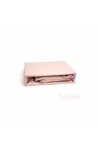 Простынь Карвен на резинке+наволочки 200*200+33см /50*70(2) сатин P 901 пудровый