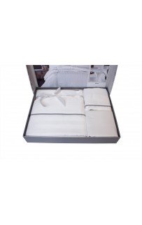 Постельное белье (Сатин де люкс) евро (Modalife White) Постельное белье (Сатин де люкс) евро (Modalife White)