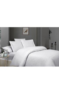 Постельное белье "Карвен" сатин евро Royce White