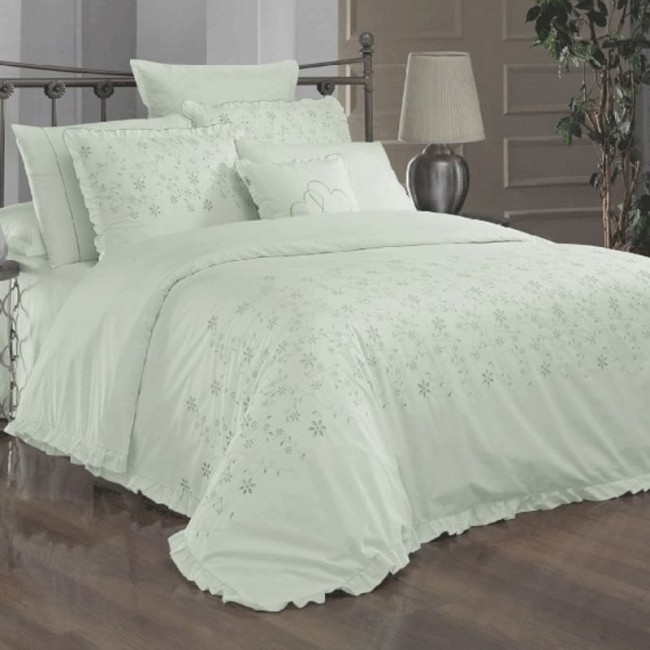 Постельное белье "Sarev"сатин евро N206 PESTE v2