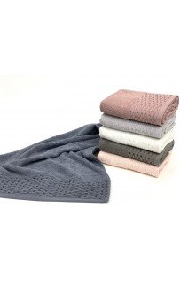 Полотенце Карвен "JAKARLI" 50*90 6шт. махра Н 3089