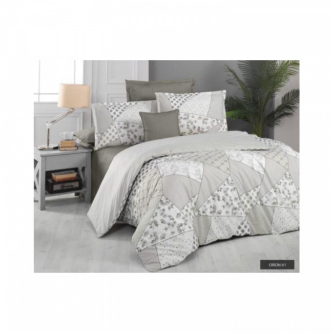 Постельное белье "Sarev Bazaar"ранфорс евро"ORION" v1 (Акция)