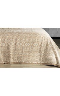 Комплект EVLEN "NOIR" пике (покрывало+наволочкой) евро 3 пр (240*260 / 50*70) Y 912 bej/бежевый (Акция)