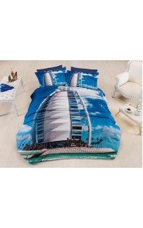 Постельное белье "Карвен" (сатин 3D) евро ( Dubai )