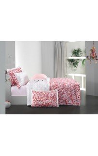 Постельное белье "Sarev"(300 tc) сатин евро ZEUGMA v1/персиковый