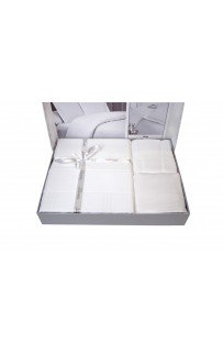 Постельное белье "Карвен" сатин евро Royce White