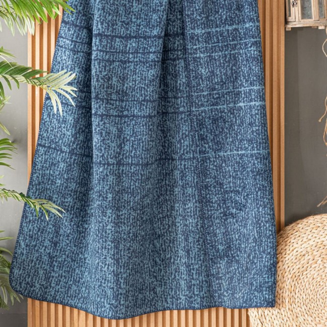 Плед Sarev Bazaar хлопок 1,5 спальн. PL 002 LAUREL v3/Mavi