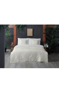 Комплект Sarev (плед +наволочки) евро хлопок 3 предмета Р 924 GABRIEL (v1)ekru