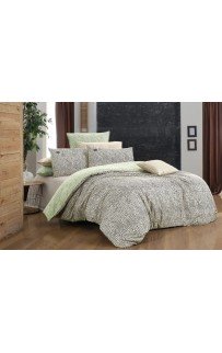 Постельное белье "Sarev" 1,5 спальн.поплин CROCO FANCY v1/bej