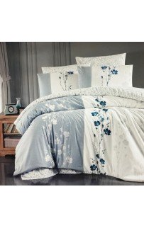 Постельное белье "Карвен" ранфорс евро (Camelia Grey) Постельное белье "Карвен" ранфорс евро (Camelia Grey)