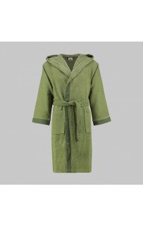 Халат Sarev махра унисекс с капюшоном В 1125 STREET v7/Yesil L