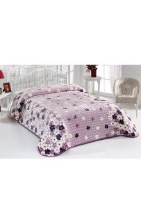 Плед EVLEN Super Soft 220*240 п/э в коробке евро Р 948 v1-(B001)св.сиреневый (Акция)
