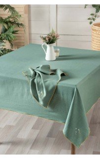 Салфетки SAREV 45*45 (2шт) лён М 825 SOLEN v 3/Yesil