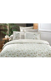 Постельное белье "Sarev"сатин евро N140 MILENA v1/Bej