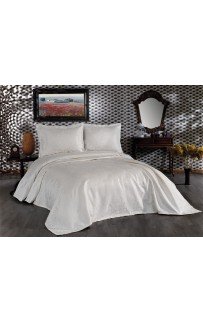 Комплект (покрывало +2наволочки) евро 3 предмета Y 867 NEON krem/кремовый (Акция)