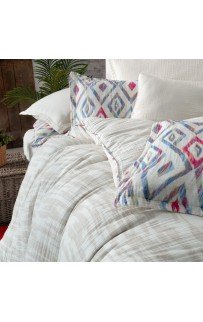 Постельное белье Sarev Mood Comfort муслин евро N339 MAYORKA v1/Mavi