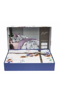 Постельное белье "Sarev Bazaar" ранфорс 1,5 спальн. N376 HELEN v1/Multi