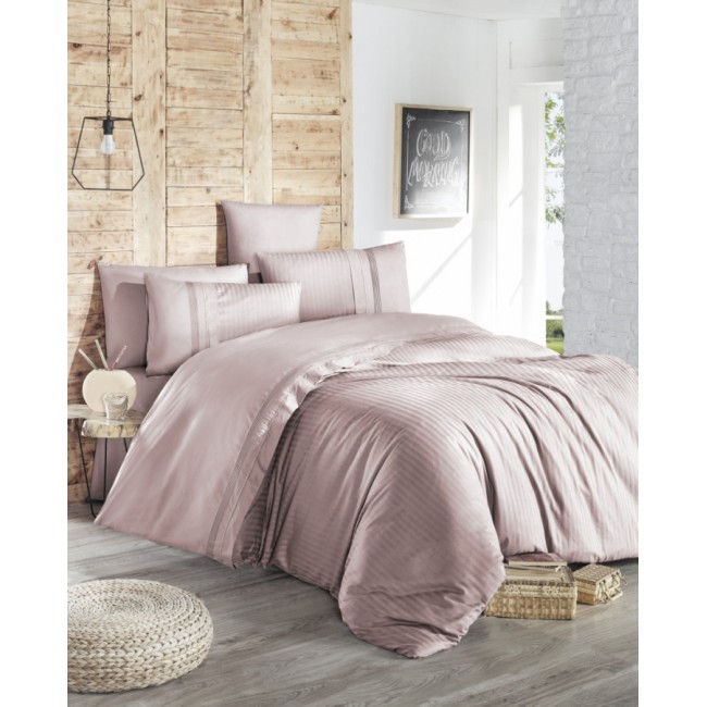Постельное белье "Карвен" DELUхE ранфорс евро (Gala Pudra)