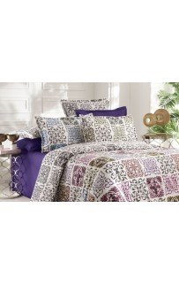 Постельное белье "Sarev"сатин евро N221 NIGHT SHINE v1