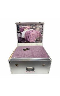 Комплект SAREV (покрывало +1 нав.+подушка) 1,5 сп. 3 пр .DOLCE VITA V4/Lila (Акция)