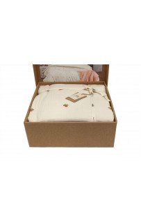 Постельное белье Sarev Mood Comfort муслин евро N357 PLANA v1/Ekru