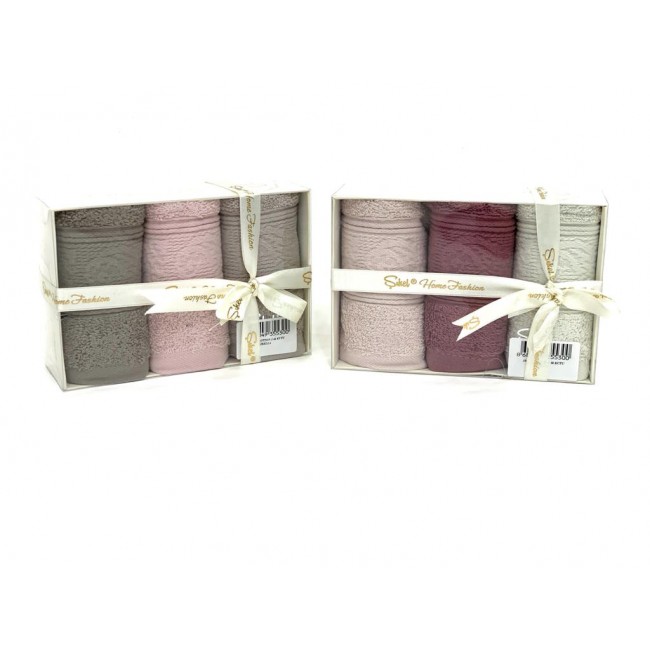 Полотенце кухонное Карвен "RIBELLA" махра 30*50 3 шт. НМ 682