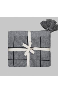 Плед вязанный Sarev Р 974 MONETA GRI/V1