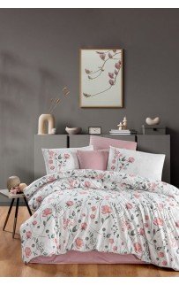 Постельное белье "Карвен" ранфорс евро Nancy Powder