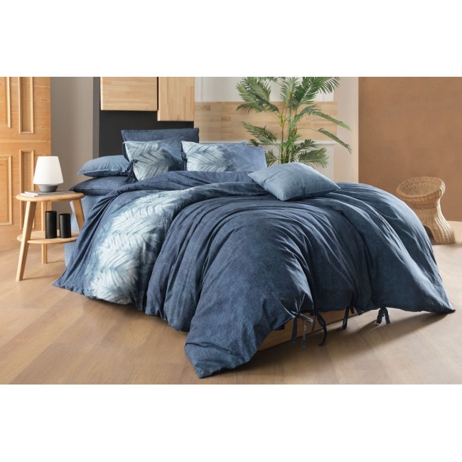 Постельное белье "Sarev" 1,5 спальн.ранфорс DE JAMES v1/mavi