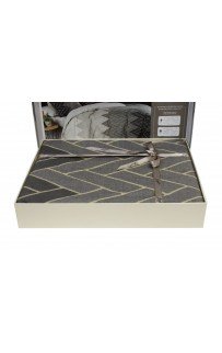 Постельное белье "Sarev Bazaar" ранфорс евро N377 LEONARD v1/Gri