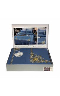 Постельное белье "Карвен" (сатин с вышивкой) евро (665)(6пр.) (Акция) Постельное белье "Карвен" (сатин с вышивкой) евро (665)(6пр.) (Акция)