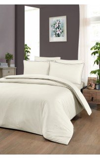 Постельное белье Karven (300 tc) премиум сатин евро N359 LUCCA Cream