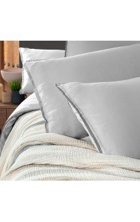 Комплект SAREV Mood Comfort (Покрывало+постельное белье) 1,5 сп. Y1016 RIBERA v2/Gri