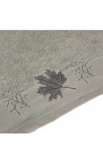 Полотенеце Карвен 70*140 1шт.махра с вышивкой H 7001 CINAR-2 (Акция)