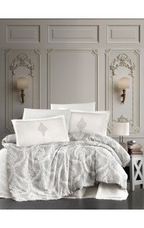 Постельное белье "Карвен" сатин евро (Kaldera Grei)
