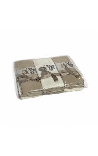 Полотенце кухонное Карвен NILTEKS" вафля. 45*70 12 шт. НМ 773 v1крем/бежевый