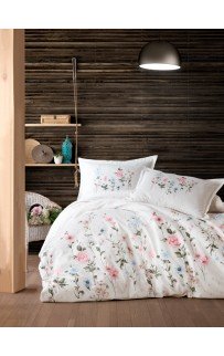 Постельное белье "Карвен" ранфорс евро Palitra Powder v-1