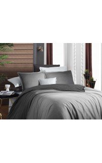 Постельное белье "Sarev" тенсель евро N241 SOLIDO v2/Gri