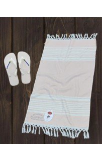 Полотенце Карвен 50*100 1шт.с бахрамой пештемаль махра Н 3275 v2 пудра Полотенце Карвен 50*100 1шт.с бахрамой пештемаль махра Н 3275 v2 пудра