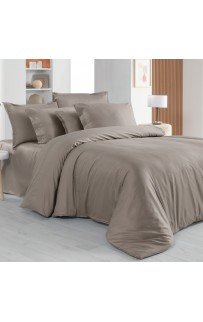 Постельное белье "Sarev" (300 tc) сатин 1,5 спальное N379 MONOCHROME v7/Mocha