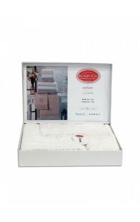 Набор полотенец Карвен "MAKRAME" бамбук 30*50/50*90/70*140 HS1707 v1 krem/кремовый (Акция)