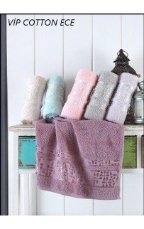 Полотенце Карвен Vip Cotton "ECE" 50*90 6шт.махра H 3282