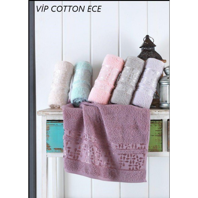 Полотенце Карвен Vip Cotton "ECE" 50*90 6шт.махра H 3282