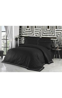 Постельное белье (Сатин де люкс) евро (Novel Line Siyah)