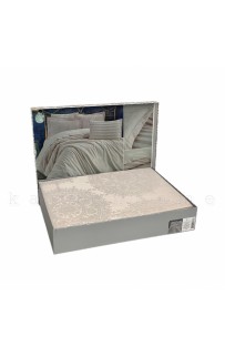 Постельное белье Карвен бамбук евро N065 Tiara бежевый