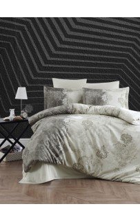 Постельное белье "Карвен" сатин семейное Lona Dark Green